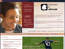 Tablet Screenshot of parcoursduloupblanc.com